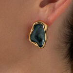 Deep Blue Earrings - Image 2