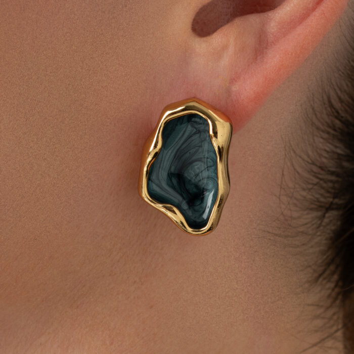 Deep Blue Earrings - Image 2