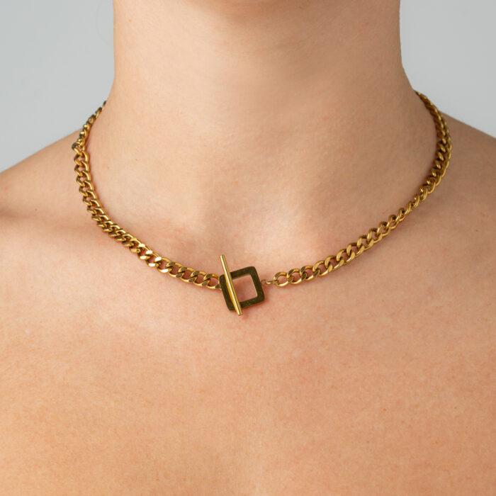 Golden Fern Necklace - Image 2